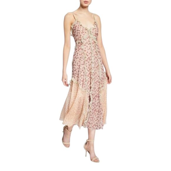 Rebecca Taylor Lucia Ruffled Floral Dress - Picture 9 of 11
